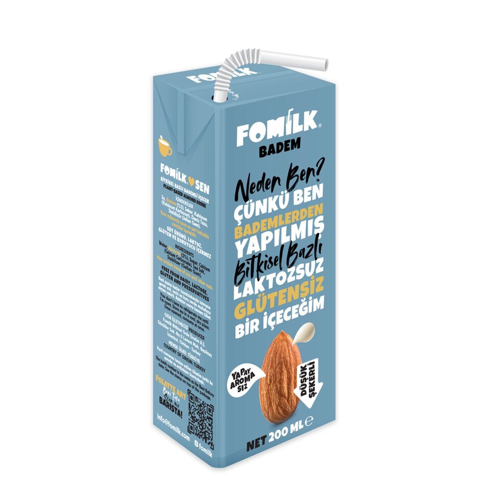 FOMİLK BADEM SÜTÜ 200 ML